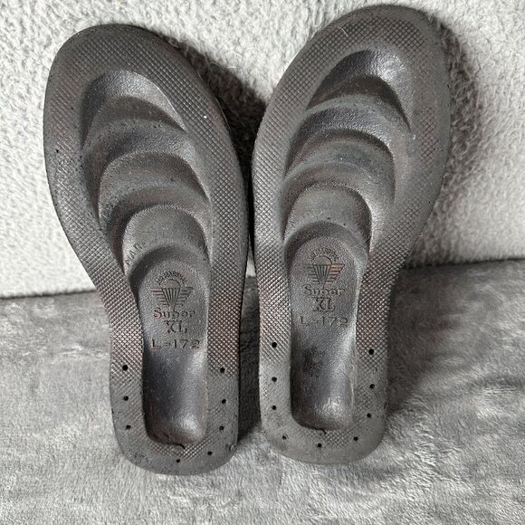 Vintage Pali Hawaii Jandals Sandals Women’s XL 9-10 Brown‎ Made in Taiwan Boho - Picture 9 of 12